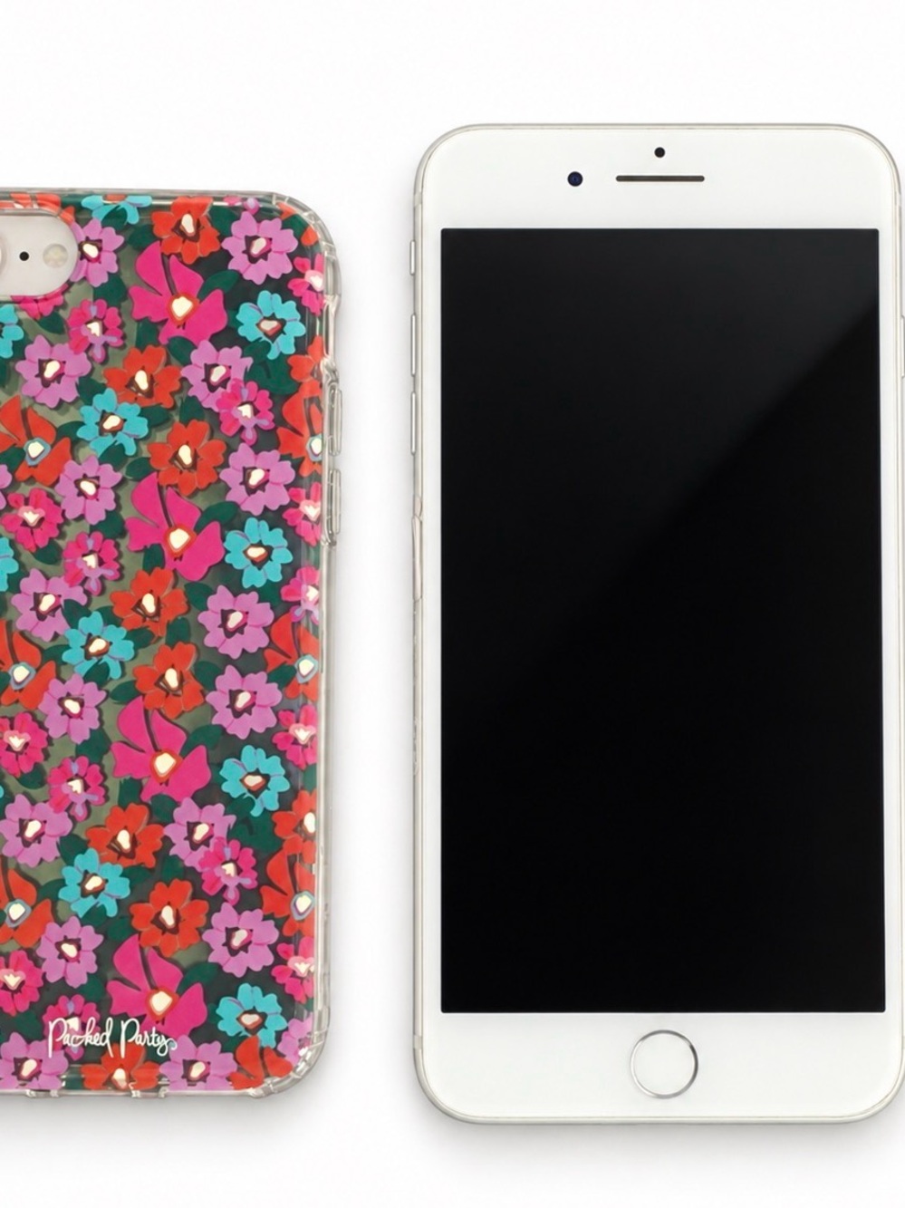 Packed Party Multicolor Floral Phone Case in Pink